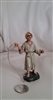 Vintage  merchant man resin figure collectible display or Christmas decor.