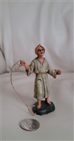 Collectible display resin man figure Christmas and holiday time display