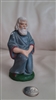 Kneeling Joseph vintage German figure display or collectible 4-6/8" tall.