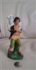 Shepherd with ship 6" tall vintage man figure holiday display collectible.