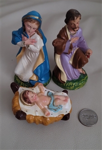 Hand painted in Italy Nativity set Christmas decor