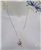 new old stock polish artisan scorpio zodiac pendant with baltic amber and sterling silver snake chain