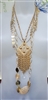 vintage preowned three necklace gold tone set jewelry