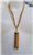 vintage preowned monet gold tone multi layered tassel necklace