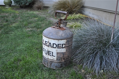 Industrial fuel large vintage can storage rustic style indoor and outdoor decor