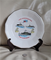 Homer Laughlin New Hampshire decorative plate in Nautical theme design home decor