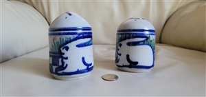 Debbie Dean clay art Rabbit shakers