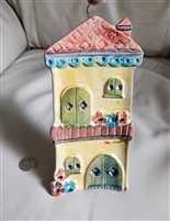 Country Home building wall decor ceramic Italy