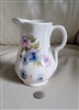 Empress Pitcher pansy décor from Staffordshire