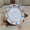 Vintage Edwin M. Knowles Floral Porcelain Saucer Table Serving
