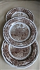 Americana Style House Ironstone plates J G Meakin collectible vintage porcelain home decor and gifts for any occasion