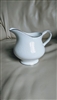 Creamer Pitcher Bone China Wedgwood Silver Ermine Contour Platinum 1960s