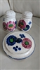 RARE Vintage Boleslawiec Revelation Polish Spice Shaker Jar Set