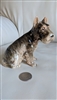 Marutomoware vintage porcelain terrier schnauzer figure home decor collectible