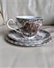 Heritage Hall Multicolor Johnson Brothers set of 3 brown and white landscape transferware earthenware set