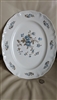 Vintage Staffordshire Blossomtime Blue 14 inch serving platter