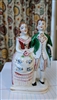 Occupied Japan porcelain figurines man and woman beautiful collectible vintage home decor and gift idea.
