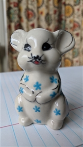 Ceramika Bona Co Polish pottery mouse decor in cute design collectible gifts for home