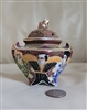 Incense Burner Satsuma Koro Japanese Porcelain Foo Dog Vintage 1950s