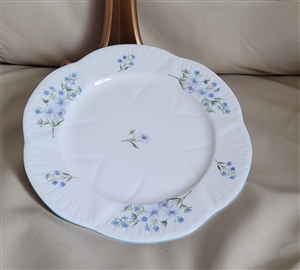 Salad Plate in Blue Rock Dainty Shape by Shelley England collectible plates for any occasion
