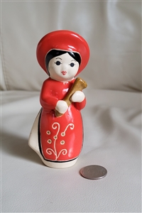 GOM VIET terracotta art potter woman VIetnam vintage figure