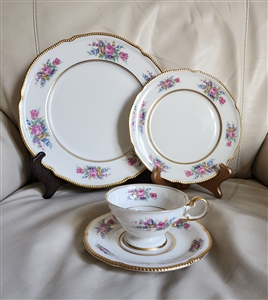 Castleton Bouquet porcelain table serving set USA elegant vintage porcelain table serving dinnerware kitchen accessory