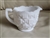 Westmoreland Old Quilt milk glass individual creamer pitcher with diamond quilted pattern and sturdy handle