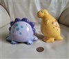Treasure Craft ceramic dinosaurs shakers