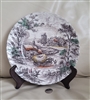 Yorkshire Ironstone dinner plate by Staffordshire collectible vintage porcelain English table setting