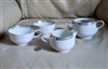 Tea Serving Set 4Pc Ice Blue Porcelain Rosenthal Continental 1950s