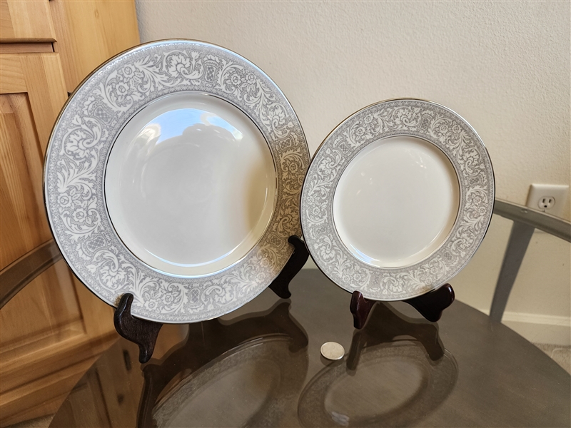Franciscan Renaissance Platinum masterpiece set collectible American vintage porcelain kitchen accessories