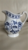 Preowned vintage J. & G. Meakin England blue and white porcelain creamer