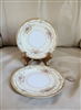 Vintage Nortake porcelain in Muriel pattern set of two bread and butter plates, 6-3/8".