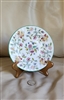 Minton porcelain, Haddon Hall bread and butter plate, colorful florals decor collectible kitchen accessories.