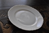Hutschenreuther Bavaria collectible salad Plate in Racine (All White) collectible porcelain table setting.