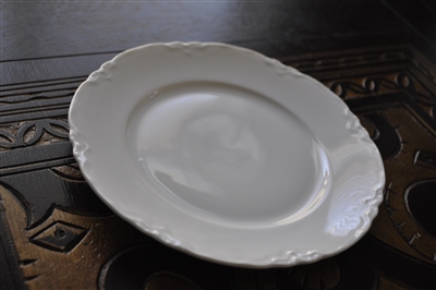 Hutschenreuther Racine white salad plate Bavaria collectible porcelain kitchen accessories