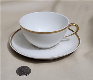 GDA Limoges France teacup and saucer elegant set elegant collectible porcelain gifts