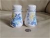 Noritake porcelain Salt and Pepper shakers, floral design.