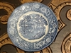 Liberty Blue Staffordshire pre owned vintage Liberty Blue bread and butter ironstone plates set of two