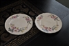 Luncheon plates in pink porcelain with dogwood decor from TST, Tyler, Smith & T.