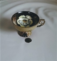 Japanese porcelain footed  teacup by Princess elegant design