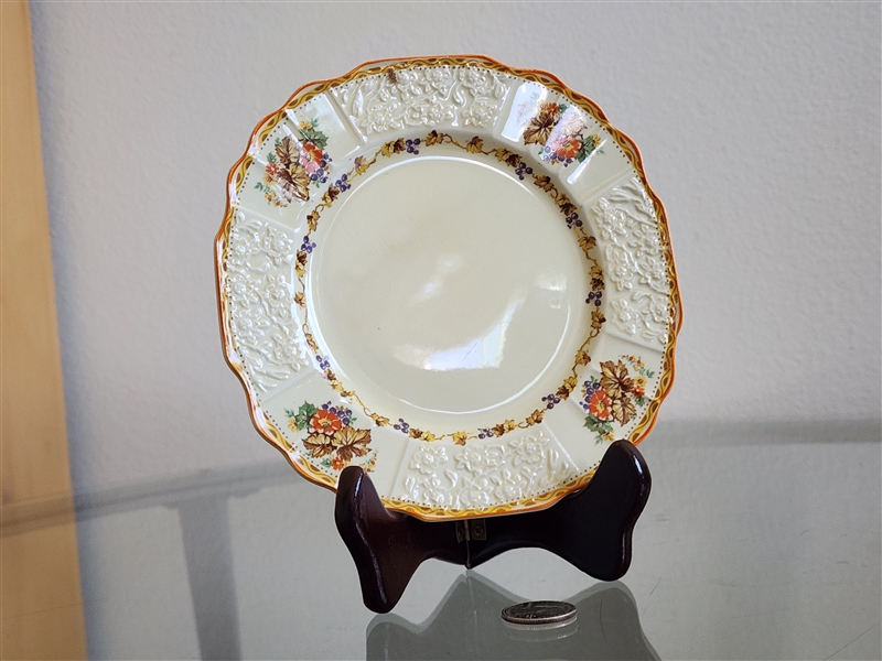 MYOTT Staffordshire FH 2909 porcelain dessert or pie plate collectible English table setting accessory