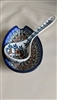 Porcelain ladle with drip bowl made in POLAND collectible ceramics kitchen accessory