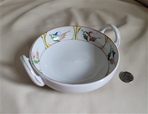 Japanese hard porcelain bowl serving tray storage elegant collectible ceramic bowl and gift for any occasion