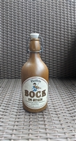 Preowned vintage Fiedler's Bock im Stein stoneware bottle decanter