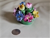 Crown Staffordshire Florals porcelain basket vintage collectible decor