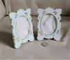 Vintage porcelain picture frames, Japan
