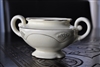 1941 Vintage Homer Laughlin Cream Embossed Sugar Bowl