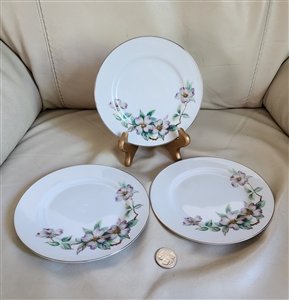 Texaco by Spring China porcelain Dogwood plates