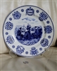 Staffordshire Falcon Ware Hanley Historical porcelain decorative Preowned ironstone Weatherby Hanley Falcon Ware Pilgrim Fathers decorative plate